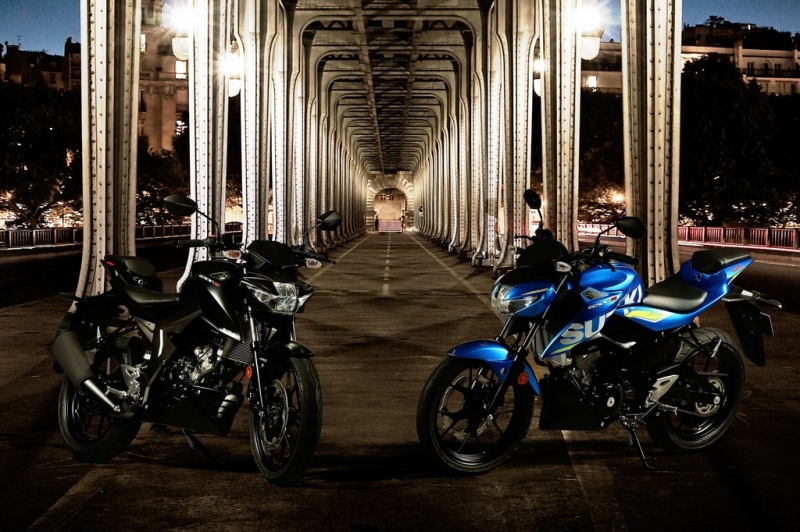 Top 5 motocyklů sezóny 2019 pro začátečníky - 12 - 1 2017 GSX S 125 Suzuki1