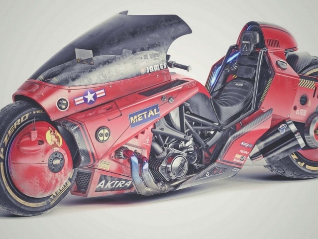 Hlavní obrázek k článku: Akira: koncept od James Qiu