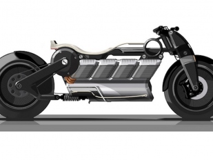 Curtiss Hera: elektrický motocykl s baterií V8