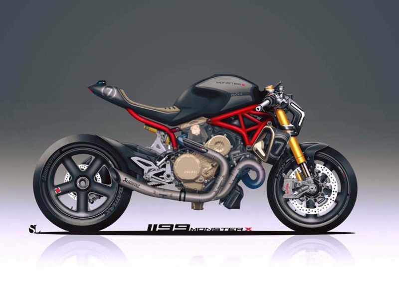 Ducati 1199 Monster X: koncept streetfighteru - 0 - Ducati 1199 Monster X