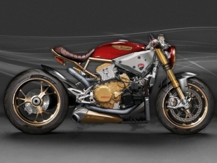 Ducati 1199 Panigale koncept Café raceru od AD Koncept