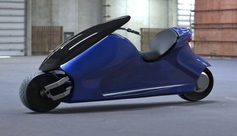 GyroCycle: prototyp samovyvažujícího elektrického motocyklu - 6 - 1 Gyrocycle3