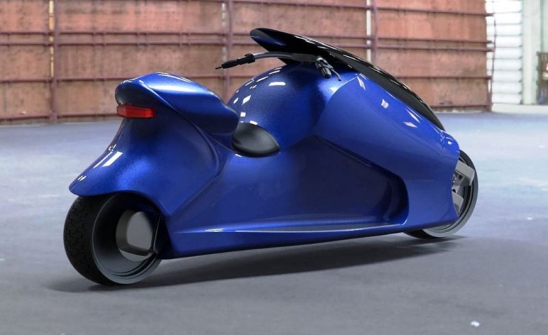 GyroCycle: prototyp samovyvažujícího elektrického motocyklu - 4 - 1 Gyrocycle2