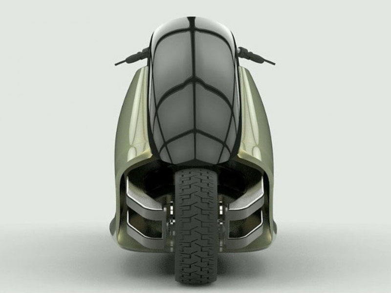 GyroCycle: prototyp samovyvažujícího elektrického motocyklu - 2 - 1 Gyrocycle7