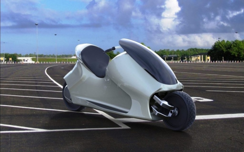 GyroCycle: prototyp samovyvažujícího elektrického motocyklu - 3 - 1 Gyrocycle4