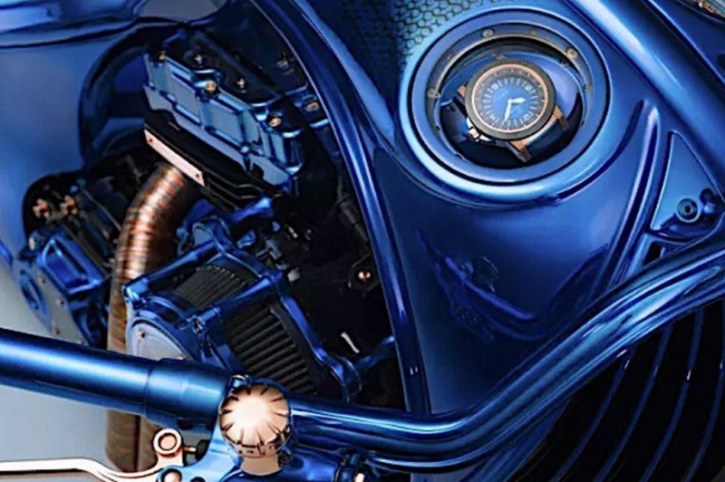 Harley-Davidson Bucherer Blue Edition: nejdražší motocykl na světě - 6 - 1 Harley Davidson Bucherer Blue edition (13)