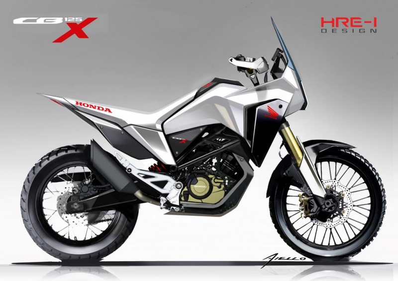 Honda CB125X a CB125M: koncept maloobjemových motocyklů - 10 - 1 Honda CB125X koncept (3)