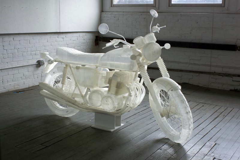Honda CB 500: motocykl z 3D tiskárny - 1 - Honda CB 500 3D tiskarna Honda CB 500 3D tiskarna2