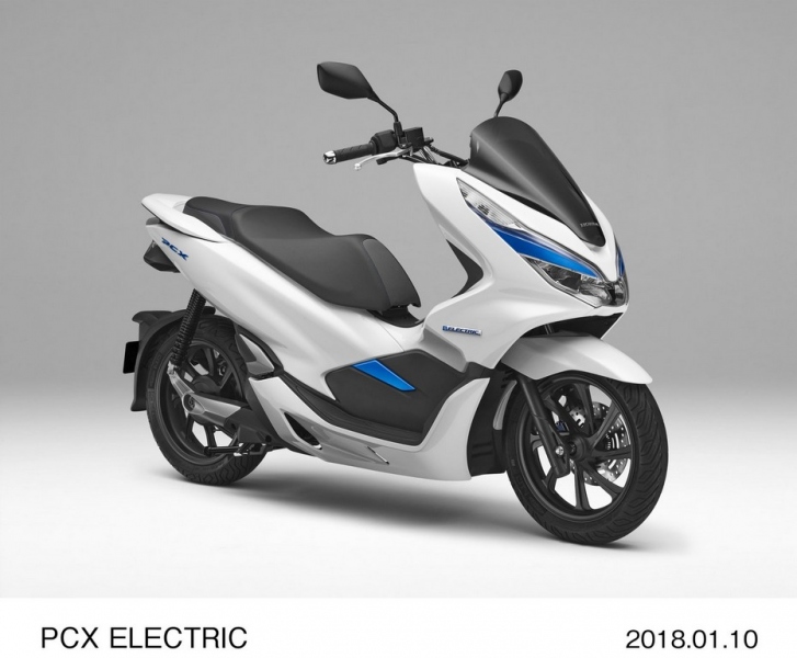 Elektrická Honda PCX: skútr s výměnnými bateriemi - 4 - 1 Honda PCX elektricky skutr koncept (2)