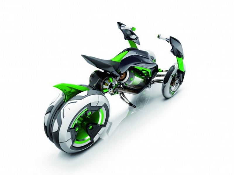 Kawasaki J-koncept: tříkolka Transformers v akci - 1 - 1 Kawasaki J koncept trikolky (8)