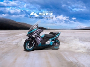 Kymco K50 koncept: výzva pro konkurenci