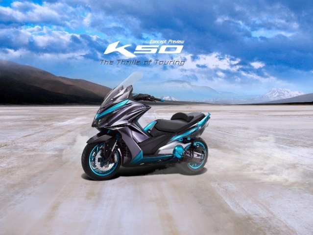 Hlavní obrázek k článku: Kymco K50 koncept: výzva pro konkurenci
