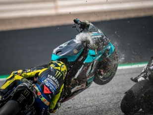 MotoGP Spielberg: Crash Zarco vs Morbidelli, Rossi se podruhé narodil