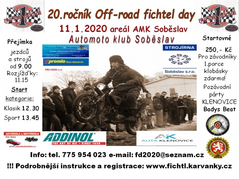 Tip na víkend: 20. ročník Off-road fichtel day 2020 - 6 - Plakat Fichtel day 2020