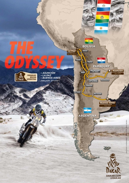 Rally Dakar 2017: představena nová trasa - 0 - Rally Dakar 2017