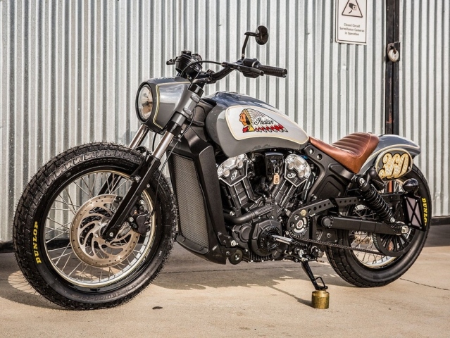 Hlavní obrázek k článku: Indian Scout Bobber od Roland Sands