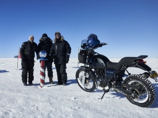 Royal Enfield Himalayan: první motocykl na Jižním Pólu