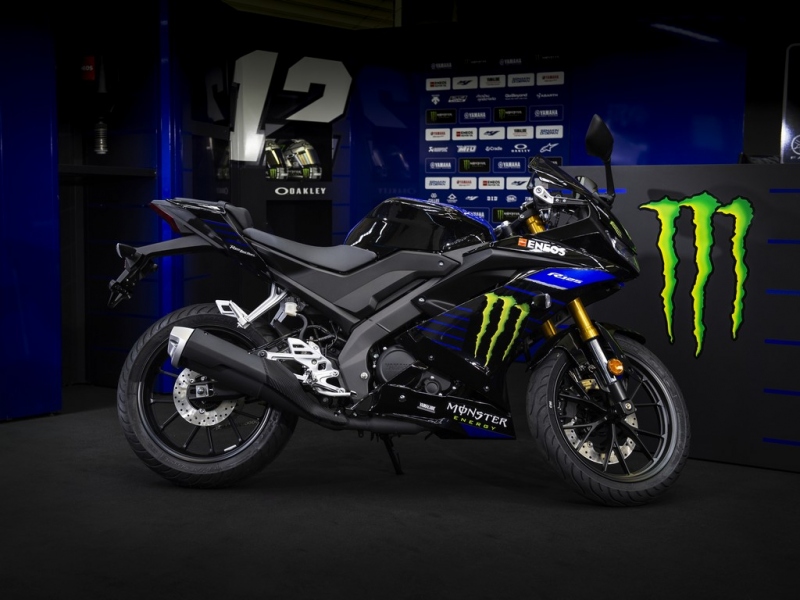 Yamaha YZF R125: speciální edice Monster Energy MotoGP - 2 - 1 Yamaha YZF R125 Monster Energy MotoGP (14)