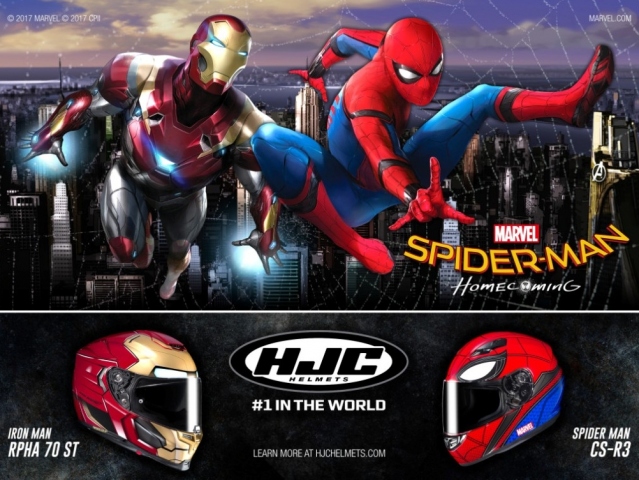 Hlavní obrázek k článku: HJC přilba Spider-Man a Iron-Man: SuperHero