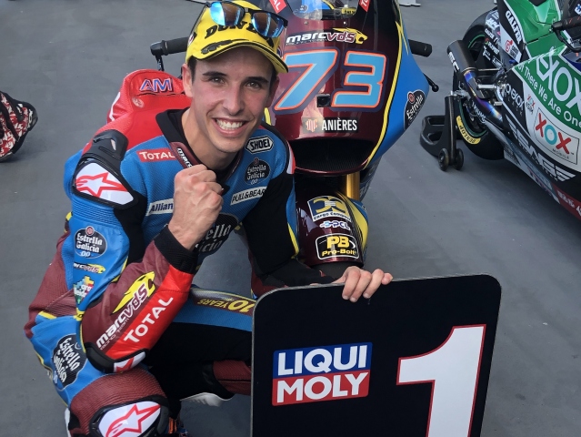 Hlavní obrázek k článku: Pole Position si vyjel Alex Marquez