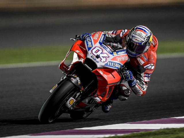 Hlavní obrázek k článku: Test MotoGP - Losail, 2. den: Nejrychlejší průběžně Andrea Dovizioso