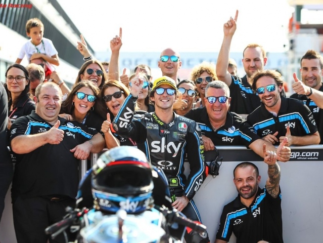 Hlavní obrázek k článku: Druhá italská hymna: Bagnaia vyhrál závod Moto2
