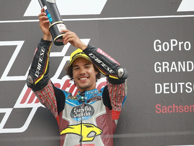 Hlavní obrázek k článku: Po pádech Lüthiho a A. Marqueze vítězem Moto2 Morbidelli