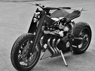Honda CBX 1000 v minimalistické úpravě