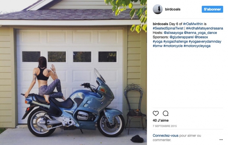 Jóga na motocyklech: novinka na sociálních sítích - 2 - 1 joga na motocyklu1