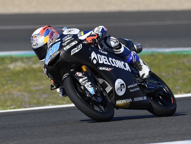 Hlavní obrázek k článku: Na čele testů v Jerezu kubatury Moto3 Jorge Martin, 19. Kornfeil
