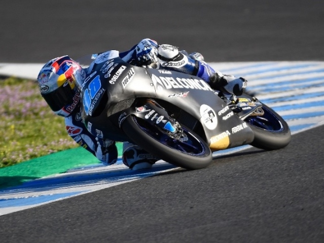 Hlavní obrázek k článku: Nejrychlejším v Moto3 byl dnes Enea Bastianini, 19. Kornfeil