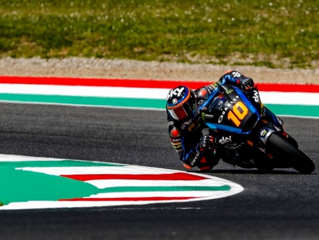 Hlavní obrázek k článku: Luca Marini využil v pátek domácího prostředí