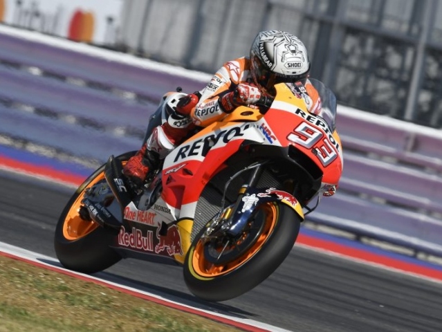 Hlavní obrázek k článku: Po FP1-FP3 na čele v Misanu Marc Marquez, 21. Abraham
