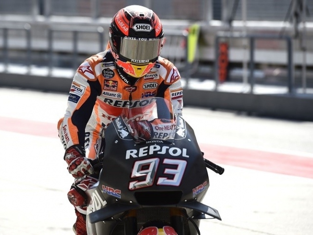 Hlavní obrázek k článku: Prvnímu dni vévodil Marc Marquez, 24. Abraham