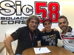Moto3 Niccolo Antonelli 2018 za Sic 58 Squadra Corse