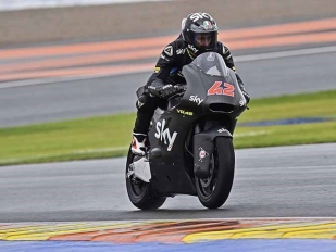 Test Moto2 ve Valencii: 2. den nejrychlejším Rookie Bagnaia 