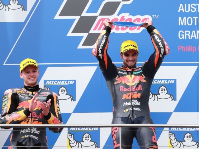 Hlavní obrázek k článku: První vítězství KTM v Moto2: Miguel Oliveira