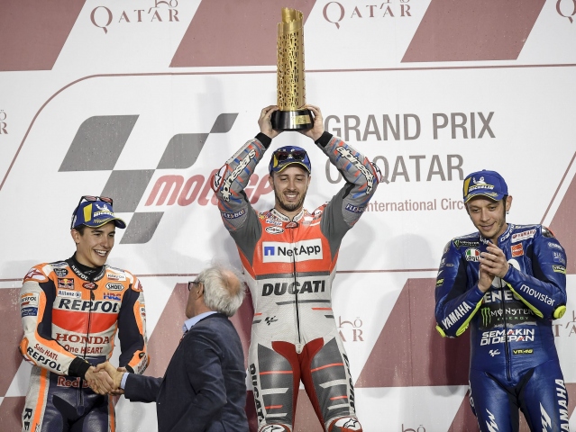 Hlavní obrázek k článku: Vítězem Andrea Dovizioso, 15. Abraham
