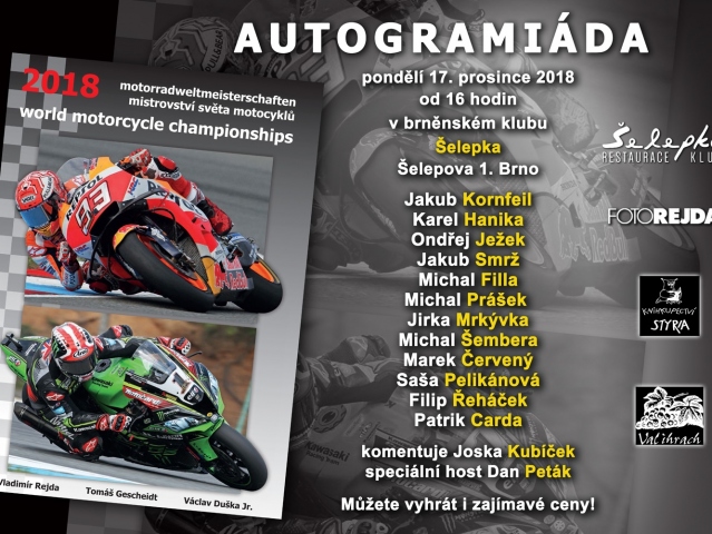 Hlavní obrázek k článku: Zítřejší autogramiáda na brněnské elepce
