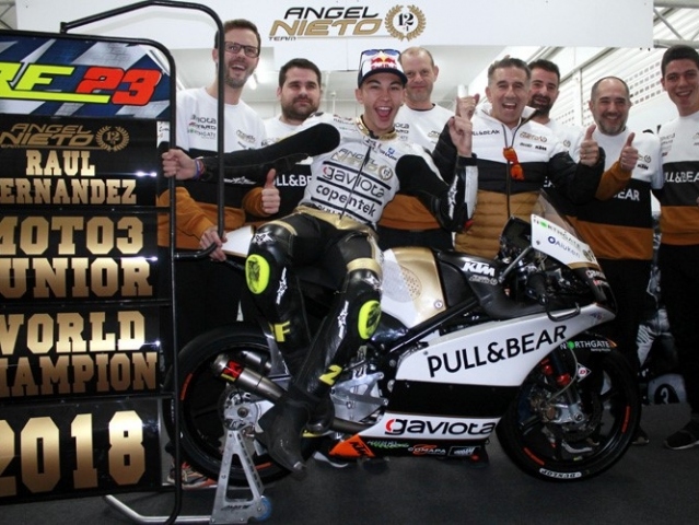 Hlavní obrázek k článku: CEV-Repsol Moto3: ampionem Raul Fernandez , 11. Salač