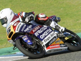 Test Moto2 a Moto3 v Jerezu: Fenati a Nakagami