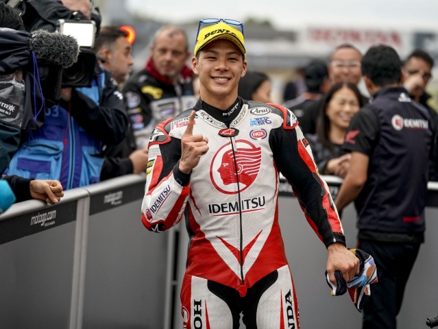 Hlavní obrázek k článku: Moto2 v pátek kraloval Japonec Nakagami