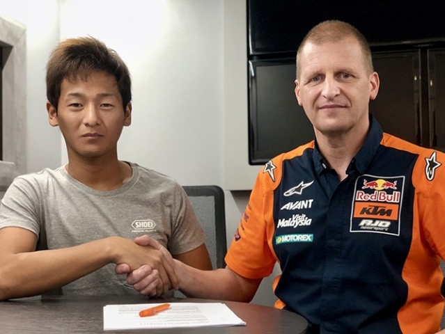 Hlavní obrázek k článku: Kaito Toba od Hondy ke KTM