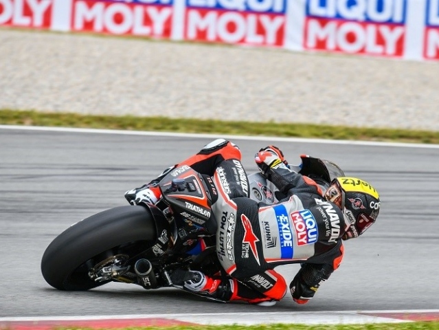 Hlavní obrázek k článku: V Moto2 Lüthi před A. Marquezem a Navarrem