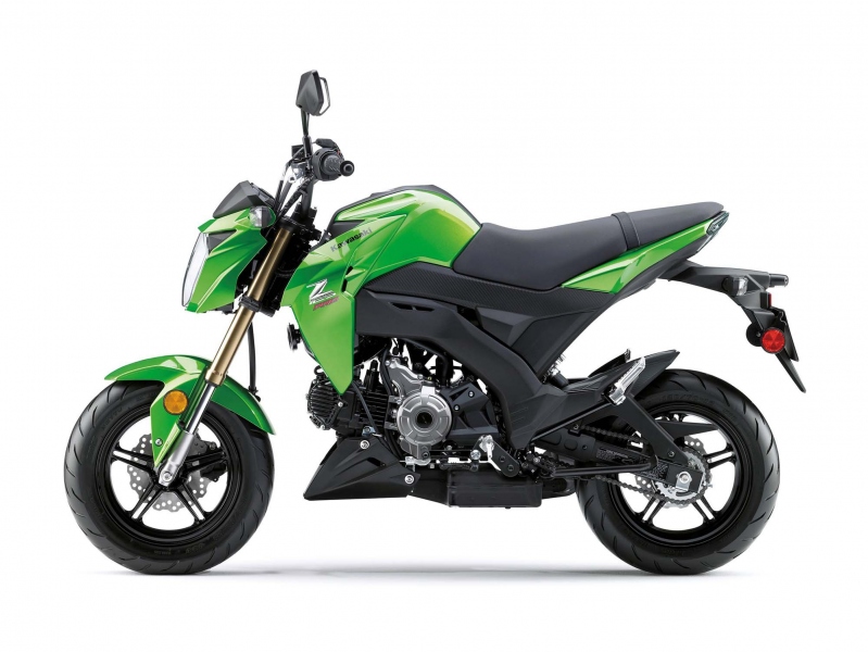 Kawasaki Z125 Pro 2016: klame svým tělem - 12 - 1 2017 Kawasaki Z125 Pro11