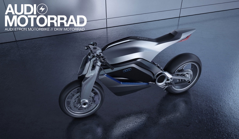 Audi Etron Concept: jednostopé Audi - 4 - Audi-Motorrad-Concept-07