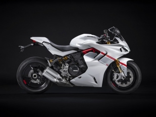 Ducati SuperSport 950 S Stripe Livery: elegantní bílá 