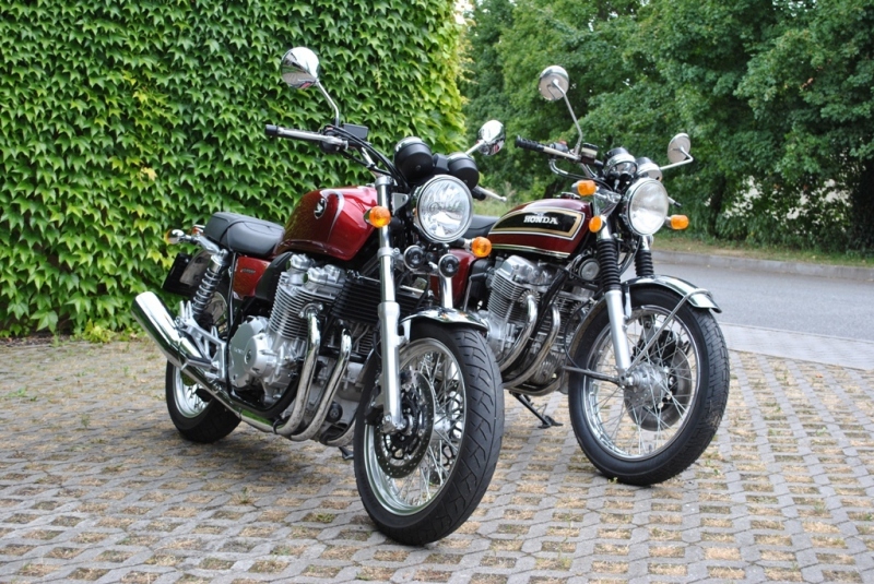 Test Honda CB1100 EX: povedené retro - 45 - Honda CB1100EX a CB750Four Honda CB1100 EX a CB750Four48
