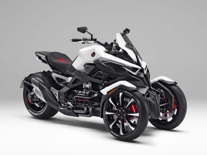 Honda Neowing koncept: hybridní tříkolka - 0 - Honda Neowing koncept trikolka