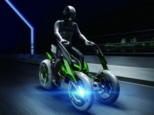 Kawasaki J-koncept: tříkolka Transformers v akci